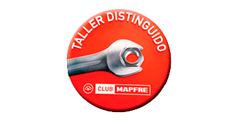 Sello: taller distinguido de Mapfre